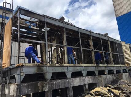 冷卻塔填料如何換？